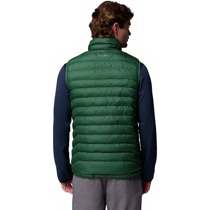 Чоловічий утеплений жилет Columbia Powder Lite II Vest, стібаний, колір Rain Forest