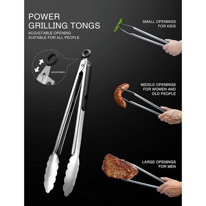 Набір грилю з нержавіючої сталі (21 предмет) – ідеальний подарунок для чоловіків, BBQ, Outdoor, Camping