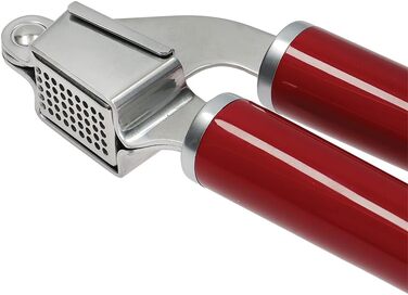 Прес для часнику KitchenAid з нержавіючої сталі, підходить для посудомийної машини, колір Empire Red