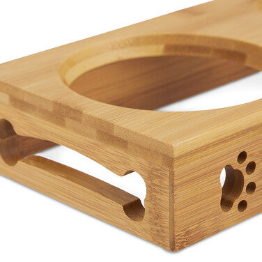Relaxdays Nap Stand Bamboo Ceramic