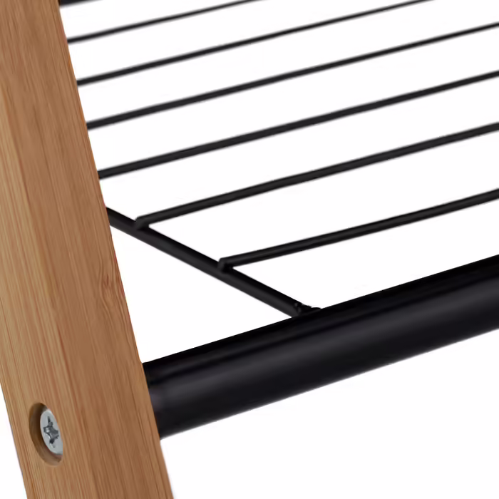 Relaxdays Standing Towel Rack with Shelf