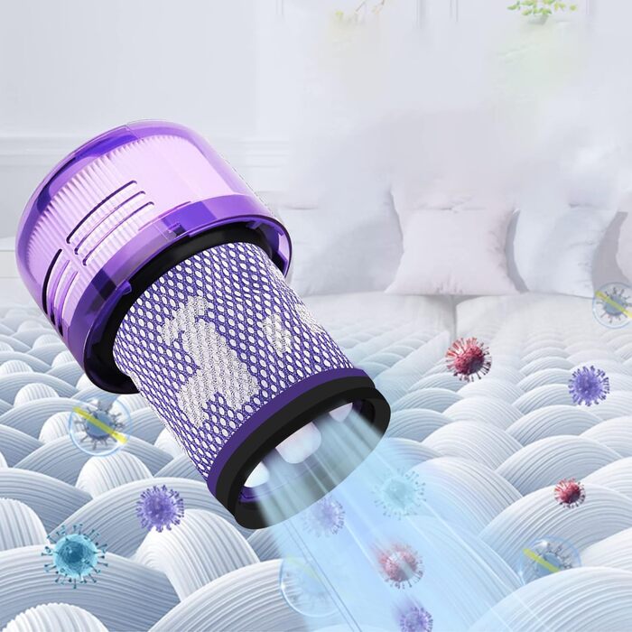 Набір фільтрів для пилососа Dyson V15 SV14 DV17 SV22 та V12 (4 шт.) — смінні HEPA-фільтри для акумуляторного пилососа