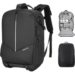 MOSISO Рюкзак для фотокамери, водонепроникний, для Canon/Nikon/Sony, з відділенням для ноутбука 16