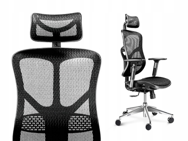 Ергономічне крісло Diablo Chairs V-Basic, тканина, чорне