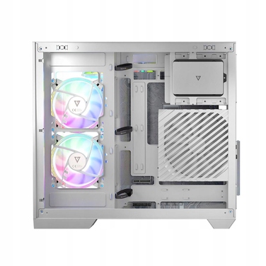 Корпус Modecom VOLCNO PANORAMA APEX ARGB Midi Tower, білий