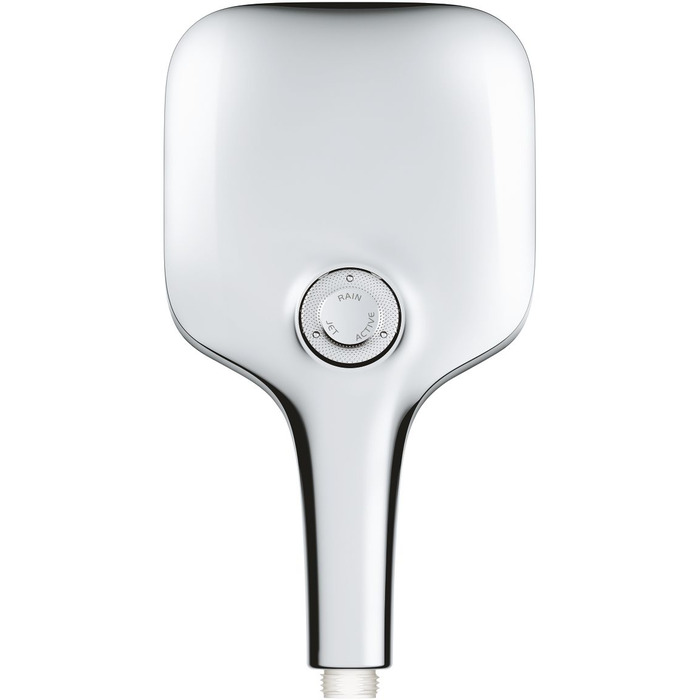 Душова лійка Grohe Rainshower квадратна, срібляста, 3-функціональна