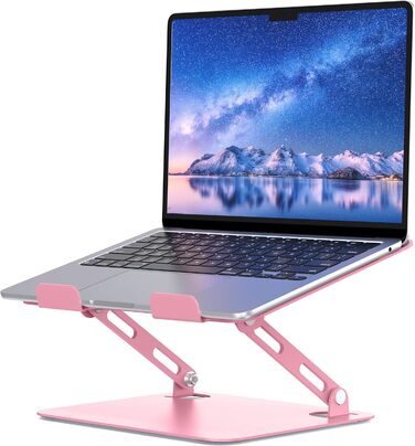 Soundance Adjustable Laptop Stand - Ergonomic Metal Riser for 10.6