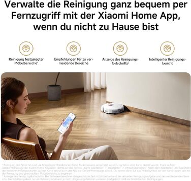 Робот-пилосос Xiaomi Vacuum S40 Pro з базою самоочищення, потужність всмоктування 10 000 Па
