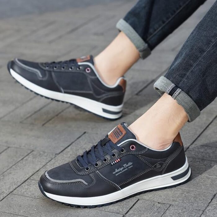 ARRIGO BELLO Чоловічі кросівки: спортивні, для відпочинку, робочі, Outdoor, легкі, для ходьби, розмір 41-46 (D, синій)