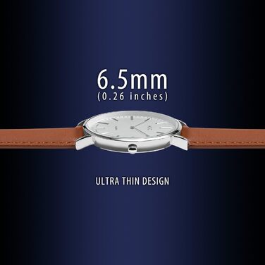 Чоловічий годинник Infantry MDC: мінімалістичний дизайн, кварцовий механізм, шкіряний ремінь (колір: коричневий)