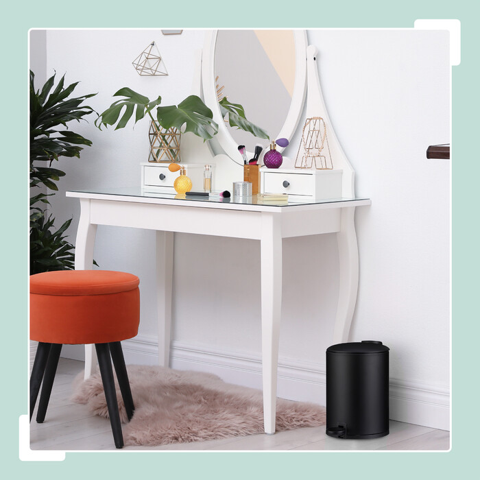 Relaxdays Trash Can 3 l Softclose