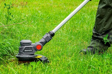 Акумуляторний підрівнювач для трави GRAPHITE 18V 25 см (без акумулятора) 58G030