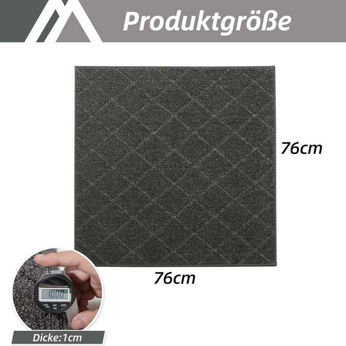 Ковзаючі сходи COSY HOMEER, 15 шт., 70 x 22 см, антиковзаючі, самоклеючі, машинне прання, 100% поліестер, TPE-підкладка, для дітей, літніх людей та домашніх тварин, сірий та білий