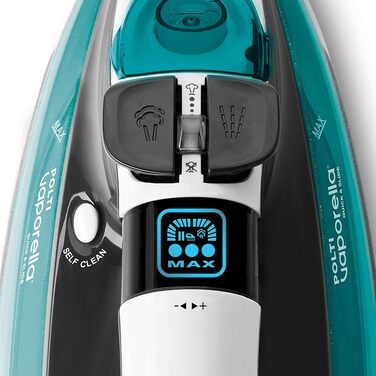 Відпарювач для одягу Polti Vaporella Quick&Slide Qs220 з цифровим дисплеєм та професійною підошвою Pro-Steam, 2400 Вт, потужний паровий удар 250 г