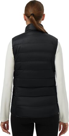 Жіноча степкова жилетка Pioneer Camp - тепла зимова жилетка без рукавів з блискавкою та кишенями, чорна, розмір S