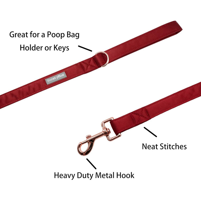 Елегантне собаче ошатне намисто Lionet Paws з краваткою для маленьких собак, розмір XS, білий (1 шт.)