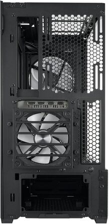 Корпус Lian Li LANCOOL 216X: Midi-Tower, сталь, чорний, з високим повітряним потоком, 160 мм вентилятори (без RGB)