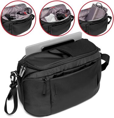 Рюкзак для камери Manfrotto Advanced Fast III Hybrid III M - для бездзеркальних камер, об'єктивів та ноутбука