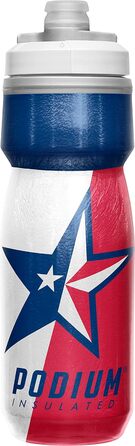 Camelbak Podium Ice Sport Water Bottle, Squeeze Bottle, for Running, Cycling, Hiking (Texas, 621 ml)