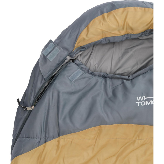 Спальний мішок Where Tomorrow Mumienschlafsack, 230x80 см, жовто-сірий