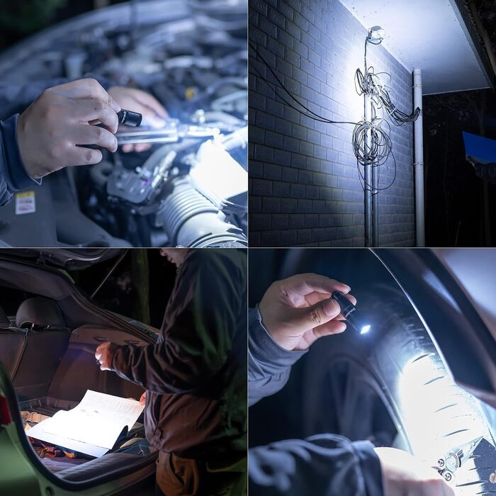 Міні ліхтар OLIGHT I1R II Pro EOS, 180 люмен, LED, USB-зарядка, для ключів, водонепроникний IPX8, ударостійкий, для кемпінгу та ремонту, чорний