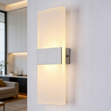 Сучасна LED-лампа в вітальню та коридор | Настінний світильник (бра) з акрилу, 18 Вт