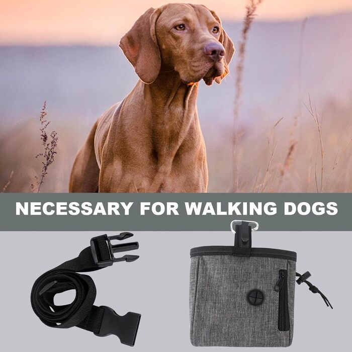 Водонепроникна сумка для ласощів для тварин AYNKH, професійна сумка для тренування цуценят та собак, з регульованою застібкою, багатофункціональна для подорожей та відпочинку на природі