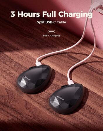 Електричні грілки для рук OCOOPA 2 шт., стильні, у формі діаманта з магнітом, акумуляторні, багаторазові, для жінок, подарунок на Різдво, для синдрому Рейно, піших прогулянок, кемпінгу, UT4 Rare (чорний)