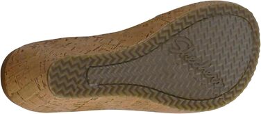 Босоніжки жіночі Skechers Beverlee Date Glam на танкетці, темно-сині 40 EU
