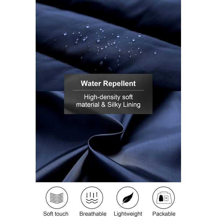 Чоловічий теплий жилет-пуховик для катання на лижах Chrisuno, Marineblau (синій)