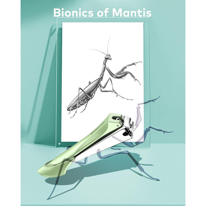 Професійний набір для манікюру MR.GREEN: кусачки для нігтів з пилкою, для чоловіків, жінок, дітей та літніх людей, зелений колір, подарункова упаковка