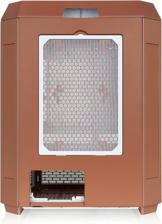Корпус для ПК Thermaltake The Tower 600 Mocha Mousse, вертикальний Mid Tower, підтримка E-ATX/ATX, загартоване скло, підтримка радіатора 420 мм, Hidden Connector