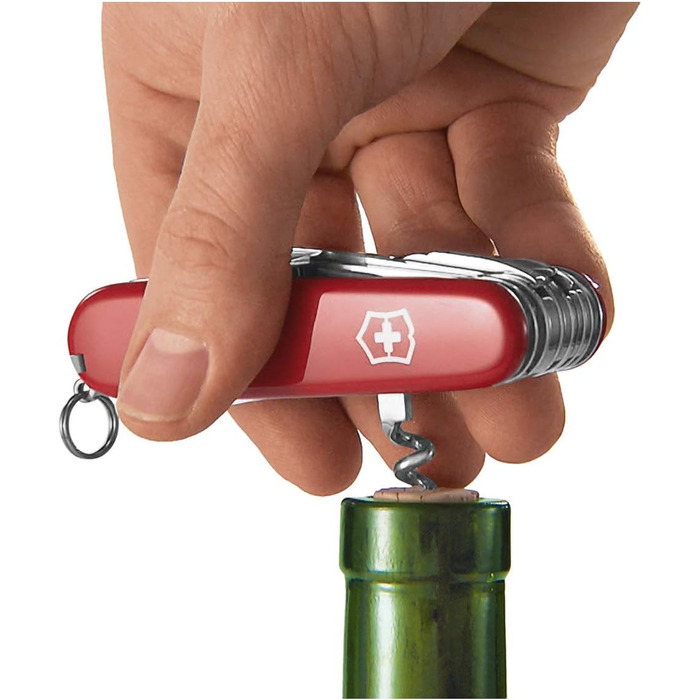 Швейцарський ніж Victorinox Camper - мультитул з 13 функціями, червоний