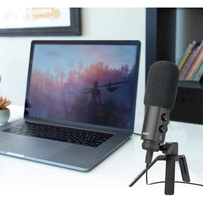 YOUSHARES Тримач для мікрофонів Rode NT-USB+, PodMic, NT1 - професійний кріплення для студійного мікрофону, підходить для подкастів, домашньої студії та геймінгу