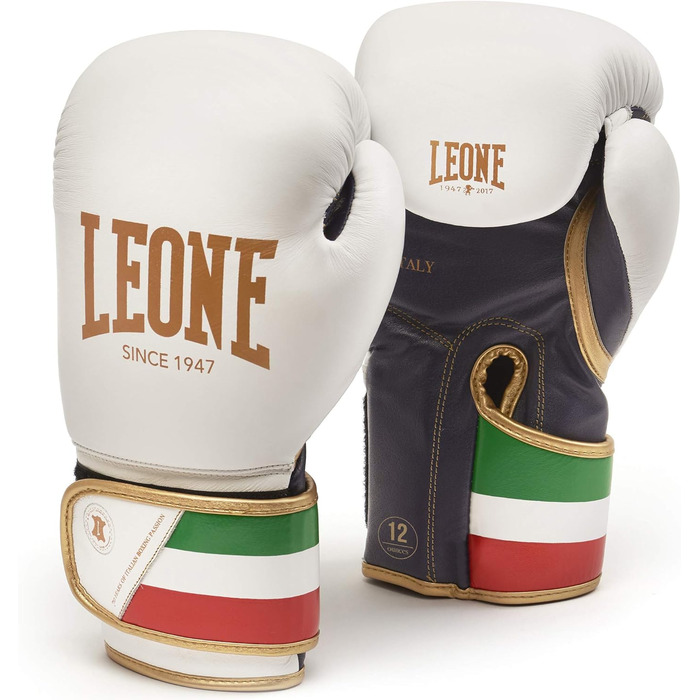 Боксерські рукавички Leone 1947 GN039 білі, 10 oz (280 г)