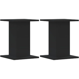 Підставка для колонок vidaXL, 2 шт., 30x30x40 см, чорний ДСП, для Hi-Fi, домашнього кінотеатру, покращення звуку