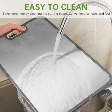 Двостороння кухонна дошка для нарізання Titan, 38.5 x 26.5 см