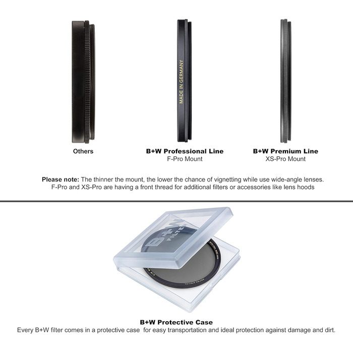 Поляризаційний фільтр B+W Zirkularer Käsemann 46mm (High Transmission, MRC, F-Pro, 16-шарів покриття, Професійний)