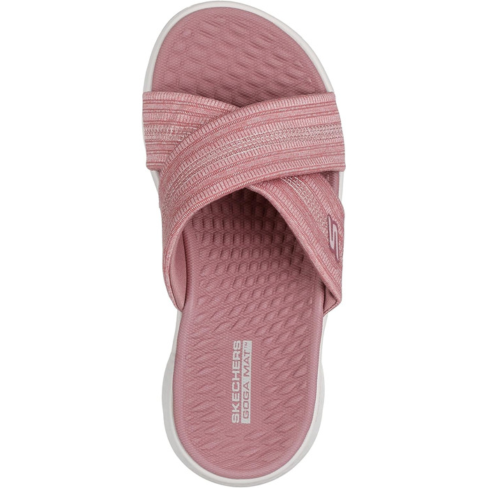 Сандалі жіночі Skechers Go Walk Flex Impressed Mauve 40 EU текстиль