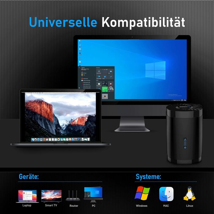 Док-станція Sabrent 4 Bay для 2.5