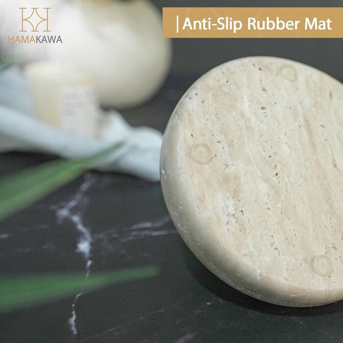 Нержавійна миска для мила Naturmarmor з темного коричневого кольору, прямокутна, 12x9 см. Підставка для мила з вапняку, сучасний тримач для мила, підставка для мила для душу, тримач для мила для ванної кімнати, кухні