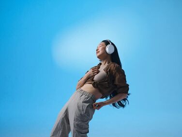 Навушники бездротові Sennheiser Momentum 4 Wireless White з шумозаглушенням Bluetooth, 60 год автономності, складані