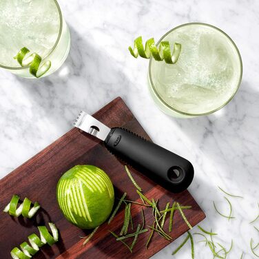 OXO Good Grips Зів-рерівер з ножем для зняття шкірки, чорний, 11261400