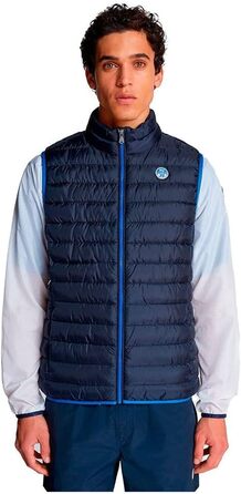 Чоловіча жилетка North Sails Crozet, 100% перероблений поліестер, темно-синій