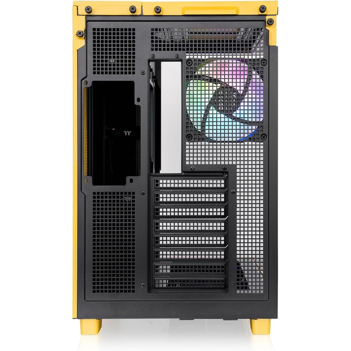 Корпус для ПК Thermaltake View 380 XL TG ARGB Bumblebee, Mid Tower, загартоване скло 4 мм, підтримка E-ATX та XL-плат, USB-C, підтримка радіатора 360 мм, High-Airflow