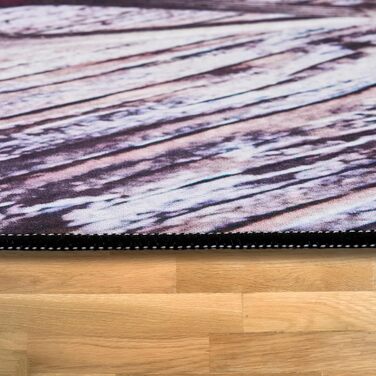 Килимок для кухні MIQNA, чорний, 100x200 см, протиковзкий, мийний, Spice