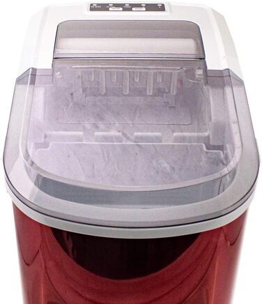 Машина для приготування льоду з нержавіючої сталі, Ice Maker, червона