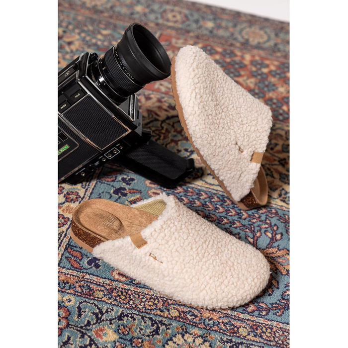 Тапочки жіночі Perletti Winter з штучного хутра, теплі, з антиковзкою підошвою, розмір 40 EU, білі