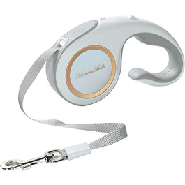 Відтягуваний поводок для собак - сучасний 5-метровий рулетка для собак малих та середніх порід (до 50 кг) - новий дизайн 2024 року