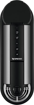 Капсульна кавомашина Nespresso De'Longhi CitiZ Platinum EN220.T, 4 розміри чашок, 19 бар, 1260 Вт, титановий колір